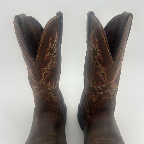 Justin Boots Brown Leather Western Work Boots main image 14